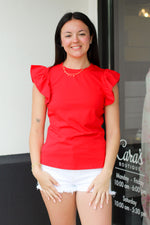 Love the Ruffle Sleeve Top
