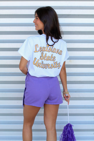 LSU Sequin Game Day Tee
