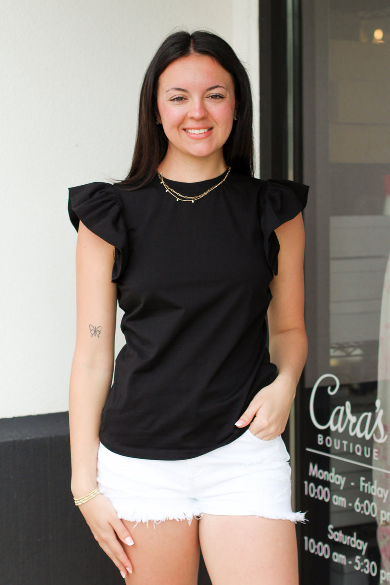 Love the Ruffle Sleeve Top