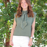 Add a Neck Scarf Sweater