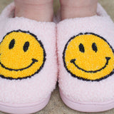 Tween Happy Face Slippers