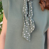 Add a Neck Scarf Sweater