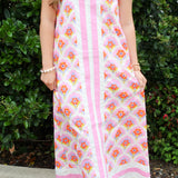 Mod Floral Maxi Dress