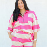 Color Block Collar Set