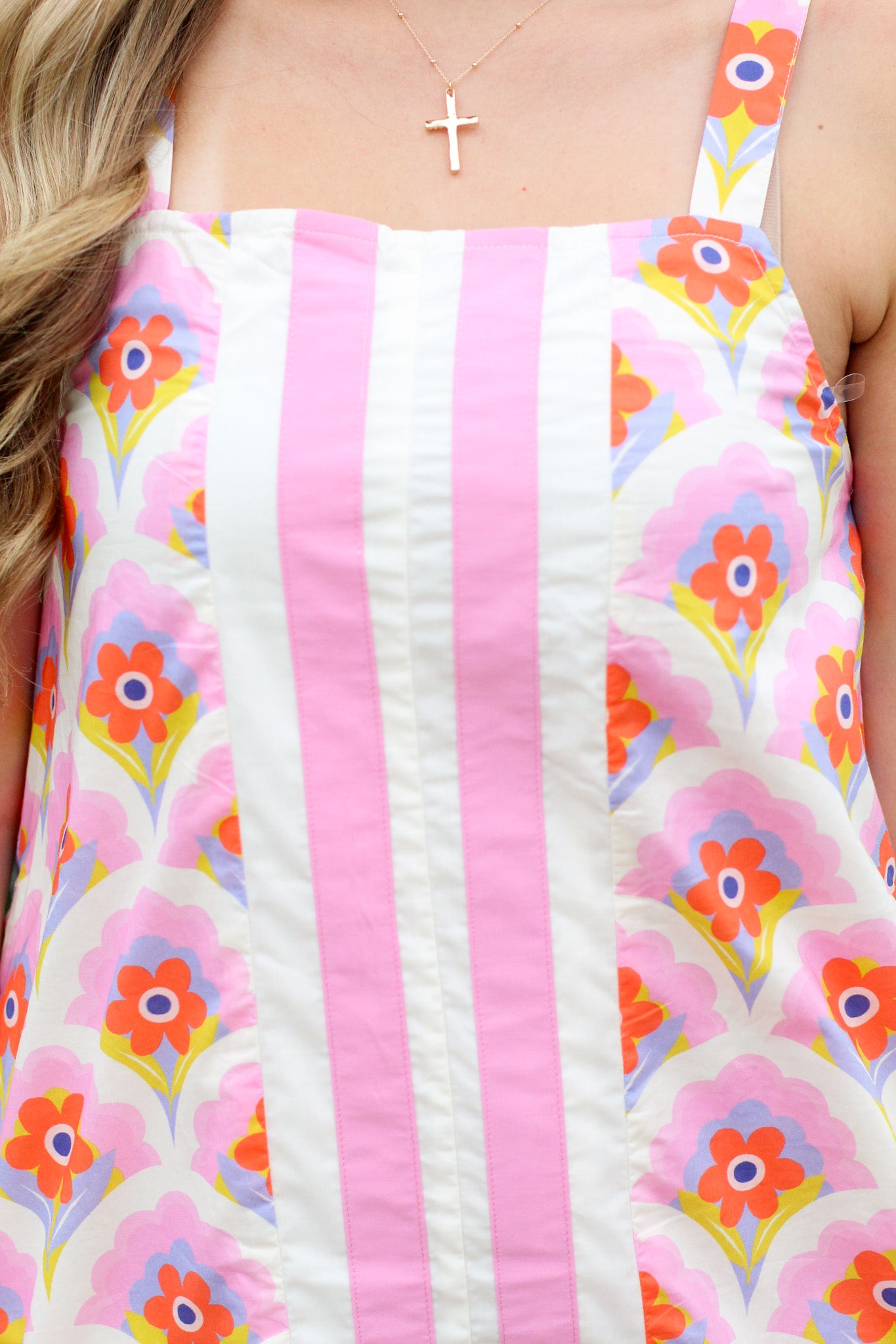 Mod Floral Maxi Dress