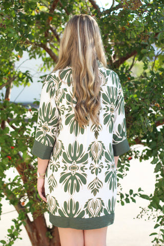 Elegant Trim Dress