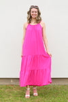 Beaded Neckline Maxi Dress