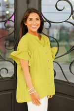 Oh So Classic Top-Chartreuse