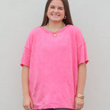 Oversized Acid Wash Top