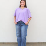 Oversized Acid Wash Top