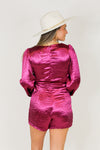 Live in the Moment Romper-Maroon