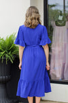 Modest Button Down Midi Dress