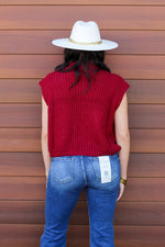 Fall Girl Sweater-Maroon