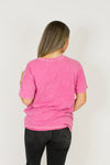 Game Day Tiger Tee-Hot Pink