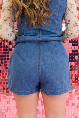 Well Styled Denim Shorts