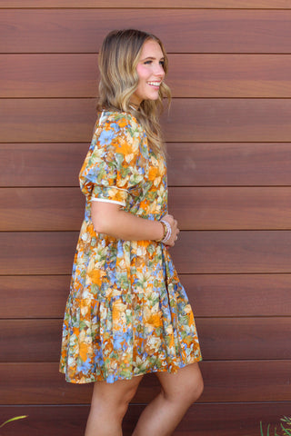 Fall Time Vibes Dress