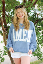 Amen Ribbed Long Sleeve Top