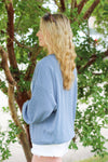 Amen Ribbed Long Sleeve Top