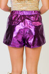 Are You Ready Shorts-Purple