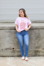 Fries Before Guys Tee-Pink