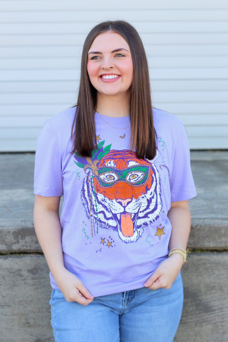 Mr. P's Mardi Gras Tiger Tee