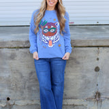 Mr. P's Mardi Gras Tiger Sweatshirt