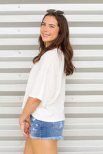 Cherry Boxy Top