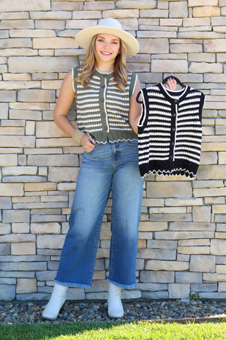 Cutest Scallop Sweater Vest