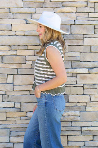 Cutest Scallop Sweater Vest