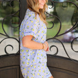 Lemons & Stripes PJ Set
