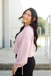 Darcy Diamond Sweater-Blush