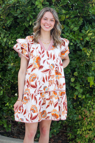 Fall Floral Feels Dress