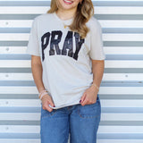 Pray Glitter Tee