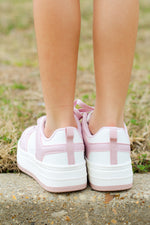 Tween On Trend Sneakers-Pink/White