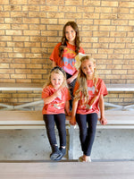 Cheetah Girlies Tee-Burnt Orange