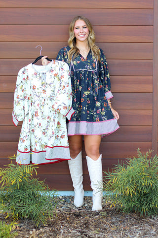 Charming in Florals Dress