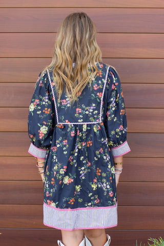 Charming in Florals Dress