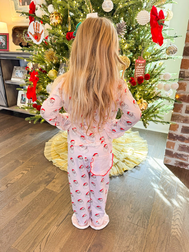 Santa Ruffle PJ Set