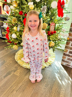 Santa Ruffle PJ Set