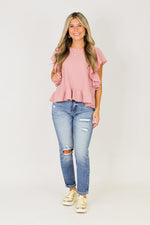 So Soft Fall Top-Blush