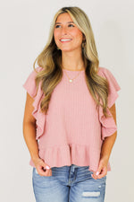 So Soft Fall Top-Blush