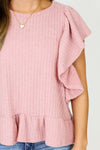 So Soft Fall Top-Blush