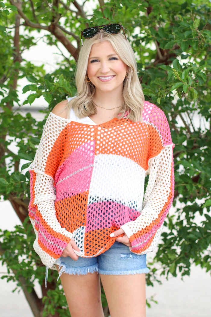 Sunset Dreams Knitted Sweater