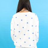 Polka Dot Patch Sweatshirt