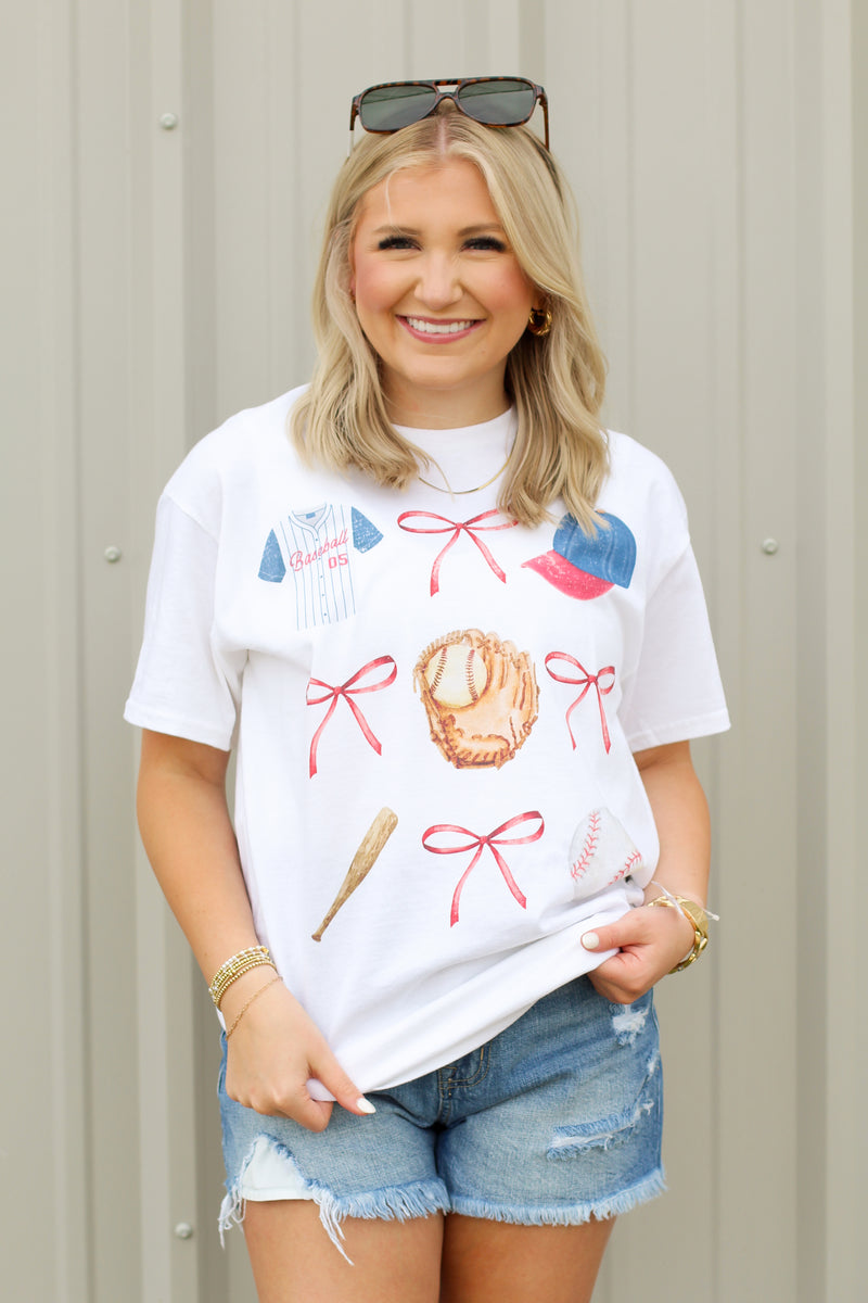 Girly Baseball Tee