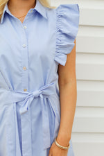 Sunday Special Dress-Baby Blue