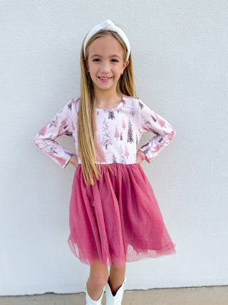 Wonderland Wishes Dress-Pink