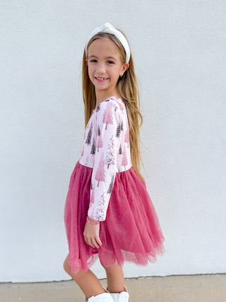 Wonderland Wishes Dress-Pink