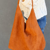 Suede Tote Bag