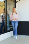 Soft and Cozy Top-Light Pink